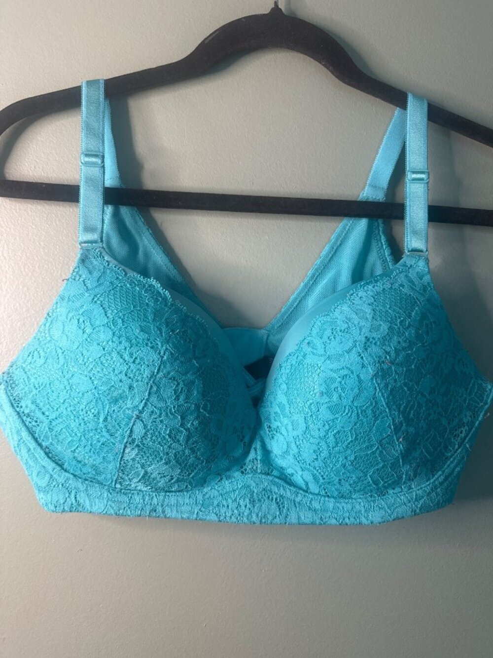 Torrid Lace Bra 38C Elegant Supportive Bra padded cups Classic Lingerie